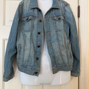 Petite Talbots 100% cotton denim jacket Jean jacket spring jacket